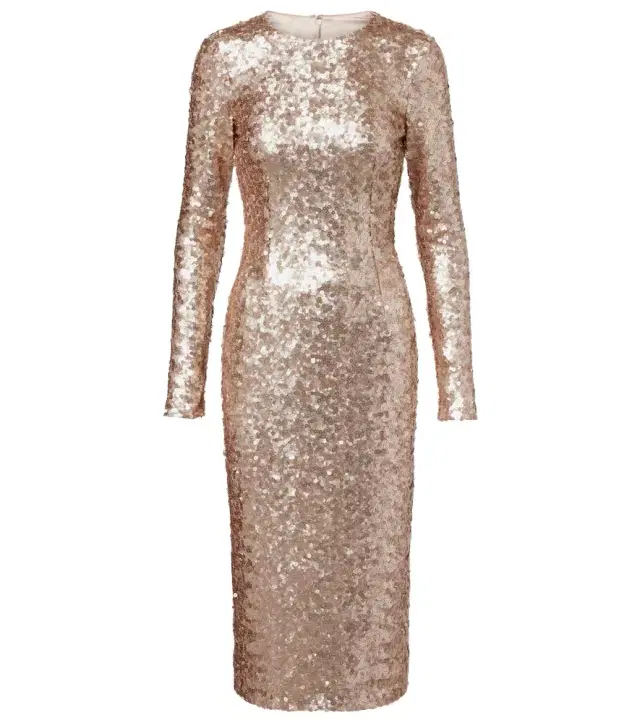 Dolce & Gabbana Sequined cocktail dress