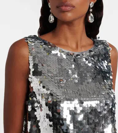 Dolce & Gabbana Sequined open-back minidress | Thumbnail 2 Dolce & Gabbana Sequined open-back minidress | Thumbnail 2