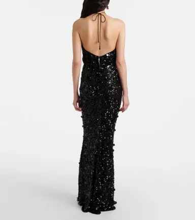 Dolce & Gabbana Sequined halterneck gown | Thumbnail 3 Dolce & Gabbana Sequined halterneck gown | Thumbnail 3