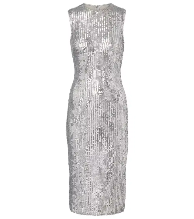 Sequined midi dress