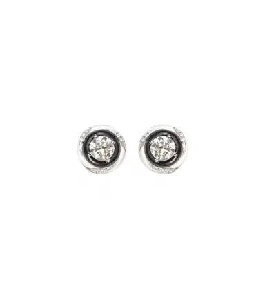 Kamyen Calisto 18kt white gold earrings with diamonds | Thumbnail 1