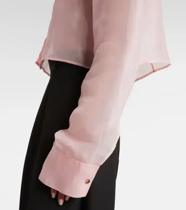 Khaite Jasen silk organza shirt | Thumbnail 3