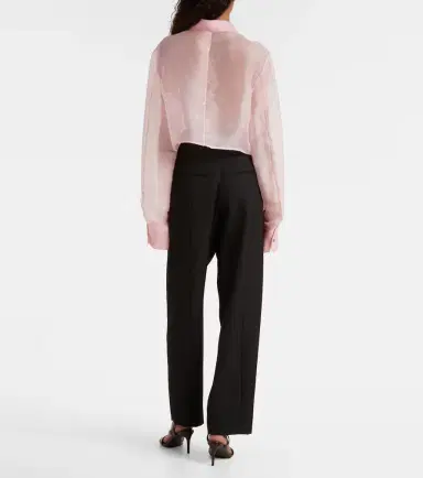 Khaite Jasen silk organza shirt | Thumbnail 5