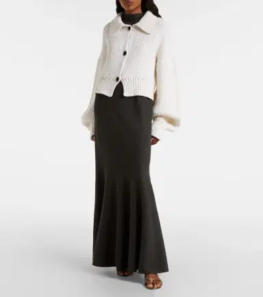 Khaite Pome ribbed-knit cashmere cardigan | Thumbnail 3 Khaite Pome ribbed-knit cashmere cardigan | Thumbnail 3