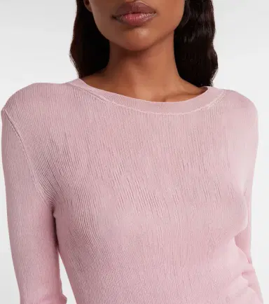 Khaite Mosi knitted silk top | Thumbnail 4