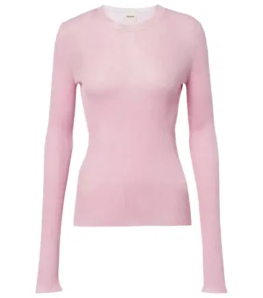 Khaite Mosi knitted silk top | Thumbnail 1