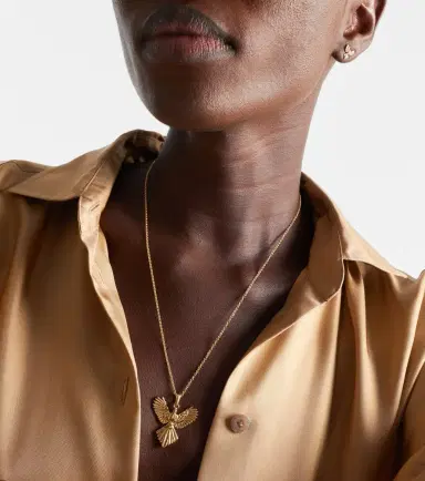 Anita Ko Phoenix 18kt gold pendant necklace | Thumbnail 5