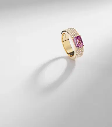 Anita Ko 18kt gold ring with sapphire and diamonds | Thumbnail 5 Anita Ko 18kt gold ring with sapphire and diamonds | Thumbnail 5