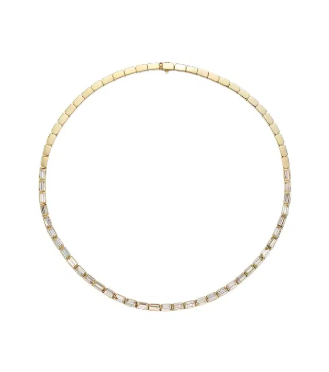 Bunny 18kt gold necklace with diamonds