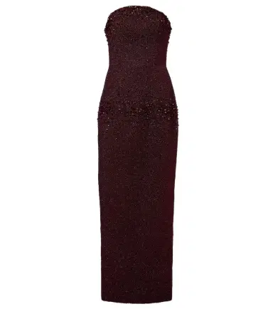 Clio Peppiatt Tina embellished strapless gown | Thumbnail 1