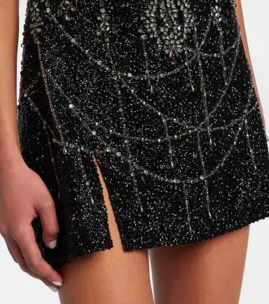 Clio Peppiatt Chandelier embellished minidress | Thumbnail 2
