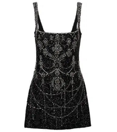 Clio Peppiatt Chandelier embellished minidress | Thumbnail 1