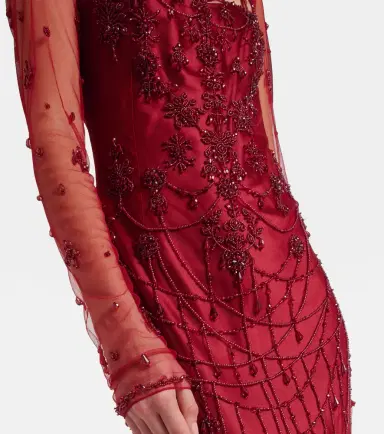 Clio Peppiatt Chandelier embellished tulle gown | Thumbnail 4 Clio Peppiatt Chandelier embellished tulle gown | Thumbnail 4