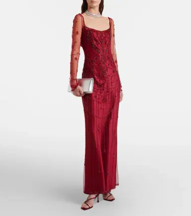 Clio Peppiatt Chandelier embellished tulle gown | Thumbnail 5 Clio Peppiatt Chandelier embellished tulle gown | Thumbnail 5