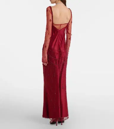 Clio Peppiatt Chandelier embellished tulle gown | Thumbnail 6 Clio Peppiatt Chandelier embellished tulle gown | Thumbnail 6