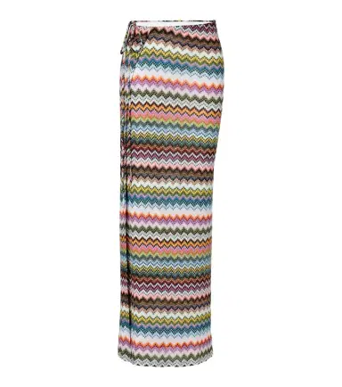 Missoni Zigzag lamé wrap skirt | Thumbnail 1 Missoni Zigzag lamé wrap skirt | Thumbnail 1