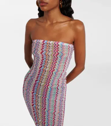 Missoni Zigzag strapless minidress | Thumbnail 3