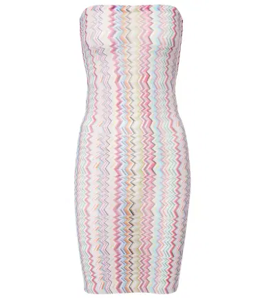 Missoni Zigzag strapless minidress | Thumbnail 1