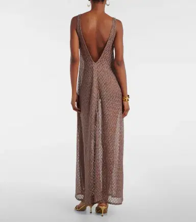 Missoni Open-knit lamé maxi dress | Thumbnail 5