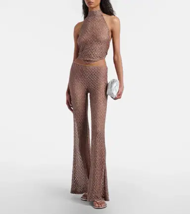 Missoni Open-knit lamé halterneck top | Thumbnail 4