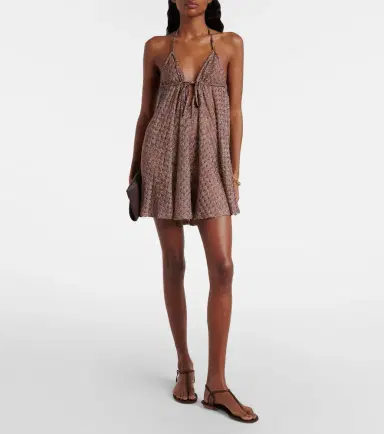 Missoni Open-knit halterneck lamé beach cover-up | Thumbnail 2 Missoni Open-knit halterneck lamé beach cover-up | Thumbnail 2
