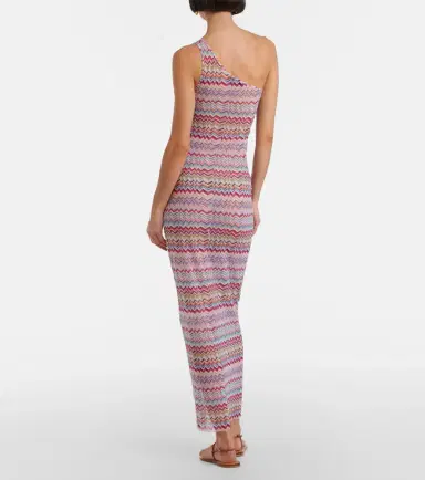 Missoni Zigzag one-shoulder maxi dress | Thumbnail 4