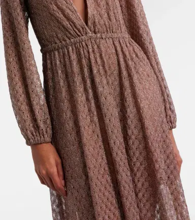 Missoni Open-knit lamé maxi dress | Thumbnail 3