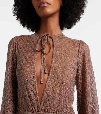 Missoni Open-knit lamé maxi dress | Thumbnail 5