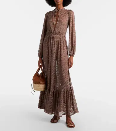 Missoni Open-knit lamé maxi dress | Thumbnail 6