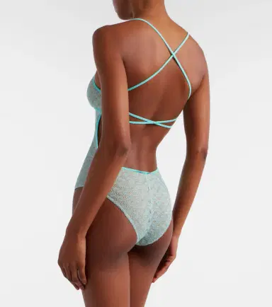Missoni Open-knit lamé swimsuit | Thumbnail 2 Missoni Open-knit lamé swimsuit | Thumbnail 2