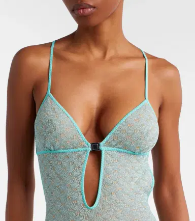 Missoni Open-knit lamé swimsuit | Thumbnail 5 Missoni Open-knit lamé swimsuit | Thumbnail 5
