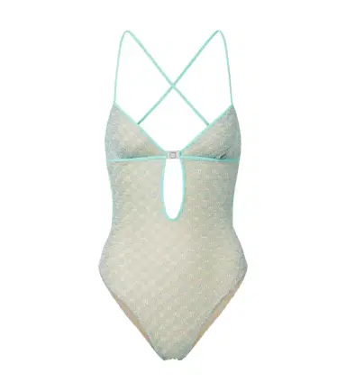 Missoni Open-knit lamé swimsuit | Thumbnail 1 Missoni Open-knit lamé swimsuit | Thumbnail 1