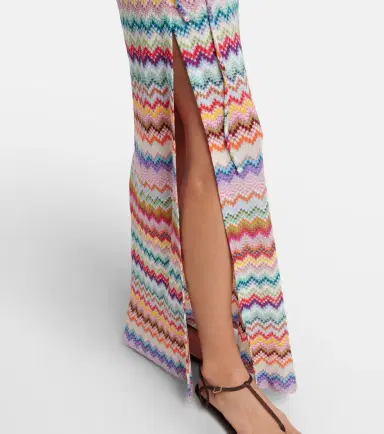 Missoni Zigzag lamé wrap skirt | Thumbnail 3 Missoni Zigzag lamé wrap skirt | Thumbnail 3