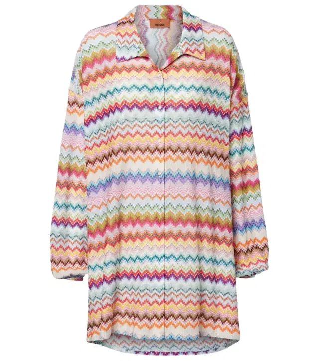 Missoni Zigzag lamé shirt