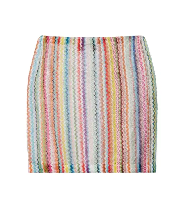 Zigzag miniskirt