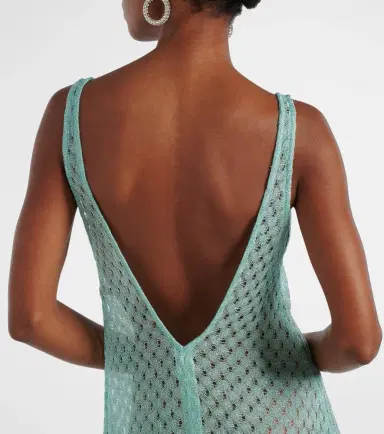 Missoni Open-knit lamé maxi dress | Thumbnail 5
