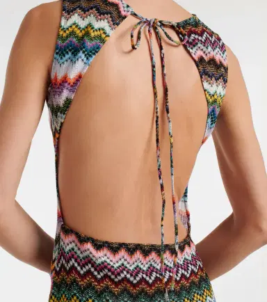 Missoni Zigzag open-back lamé minidress | Thumbnail 4