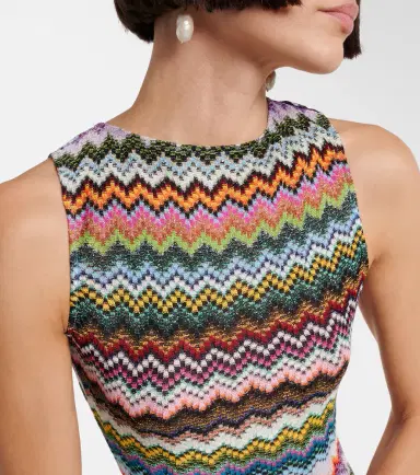 Missoni Zigzag open-back lamé minidress | Thumbnail 5