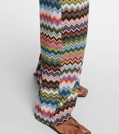 Missoni Zigzag lamé palazzo pants | Thumbnail 5 Missoni Zigzag lamé palazzo pants | Thumbnail 5