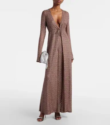 Missoni Open-knit lamé beach cover-up | Thumbnail 2 Missoni Open-knit lamé beach cover-up | Thumbnail 2