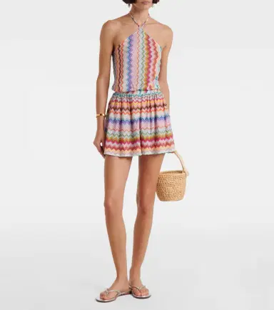Missoni Zigzag halterneck lamé romper | Thumbnail 2 Missoni Zigzag halterneck lamé romper | Thumbnail 2