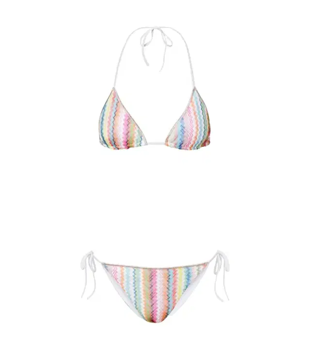 Missoni Zigzag lamé bikini