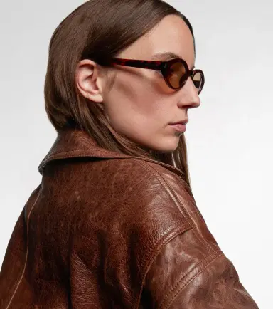 Saint Laurent SL 567 oval sunglasses | Thumbnail 5