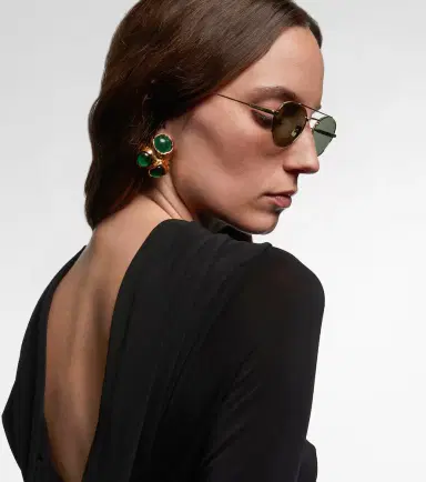 Saint Laurent SL 97 aviator sunglasses | Thumbnail 4