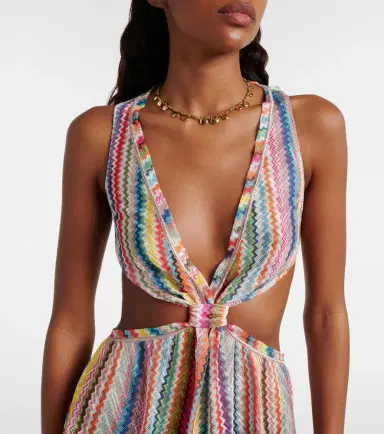 Missoni Zigzag cutout minidress | Thumbnail 2
