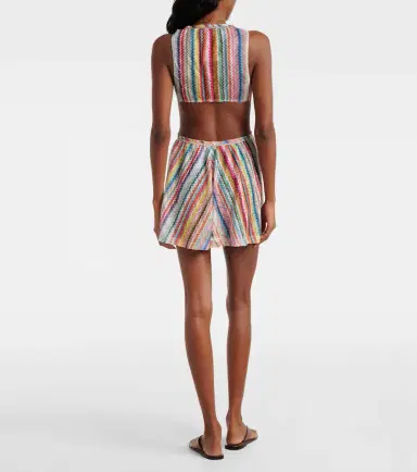 Missoni Zigzag cutout minidress | Thumbnail 5