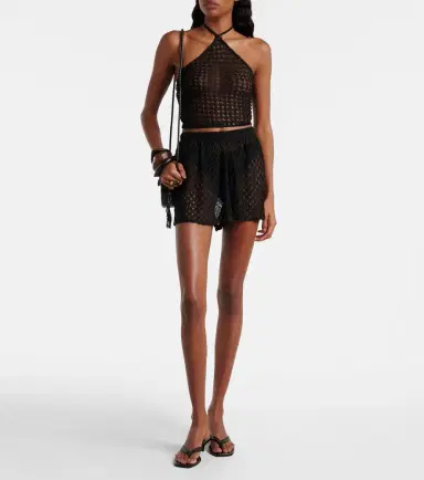 Missoni Crochet lamé shorts | Thumbnail 4
