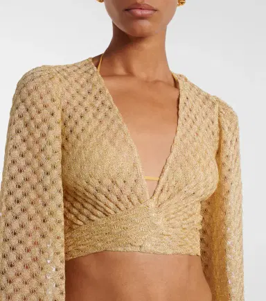 Missoni Lamé crop top | Thumbnail 6
