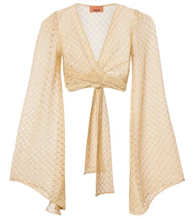 Missoni Lamé crop top