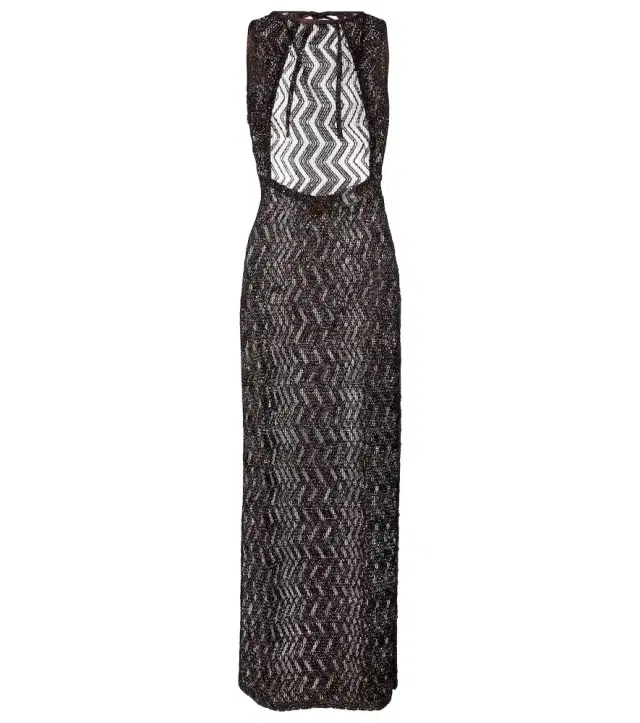 Missoni Zigzag sequined beach cover-up